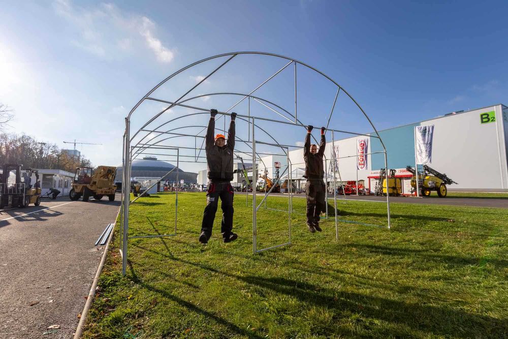 Solar gradina Premium din teava groasa - Solarii Muntenia
