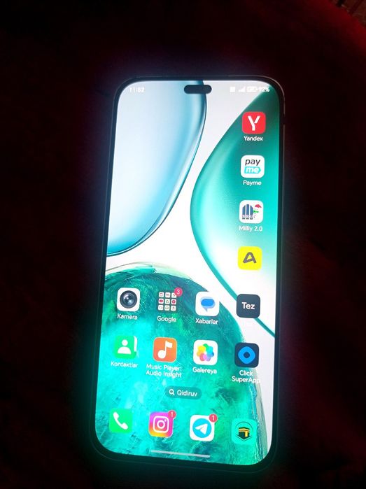 Honor x8c  256gb ideal holatda sotiladi.1800ming