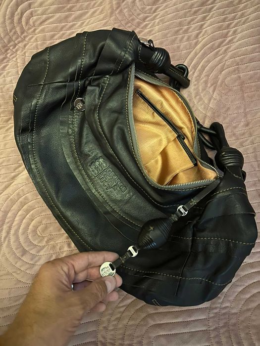 GEANTA de umar FULL PIELE naturala - GEORGE GINA & LUCY - Vintage !