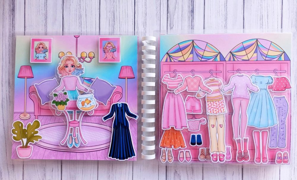 Альбом на липучках В гостях у Энид