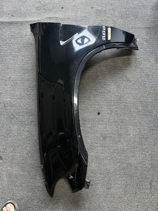 Aripa fata stanga BMW X5 E53 facelift 2004 2006 negru metalizat