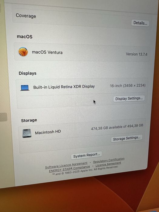 Apple MacBook Pro 16” 2023. Utilizat.