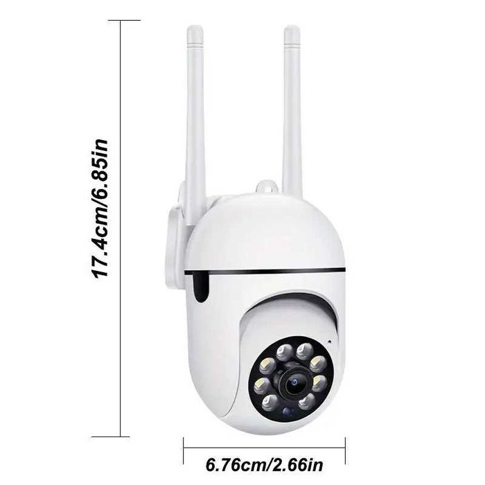 Cameră de interior inteligentă HD 1080P wifi 2.4, Full HD, 2 MP