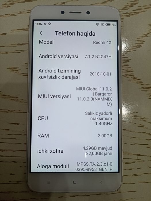 Telefon Redmi 4X  3/32