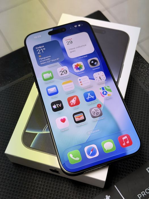 Apple iPhone 16 Pro Max,Black Titanium,512GB *КатоНов*93%Battery*