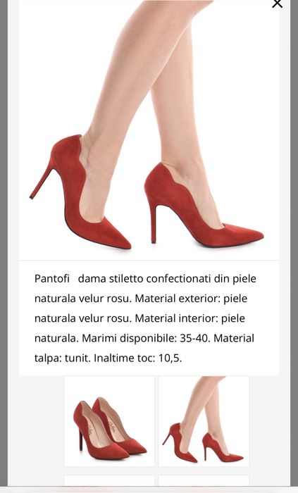 Vând pantofi stiletto , din piele, de la Guban . Sunt noi, nepurtati .