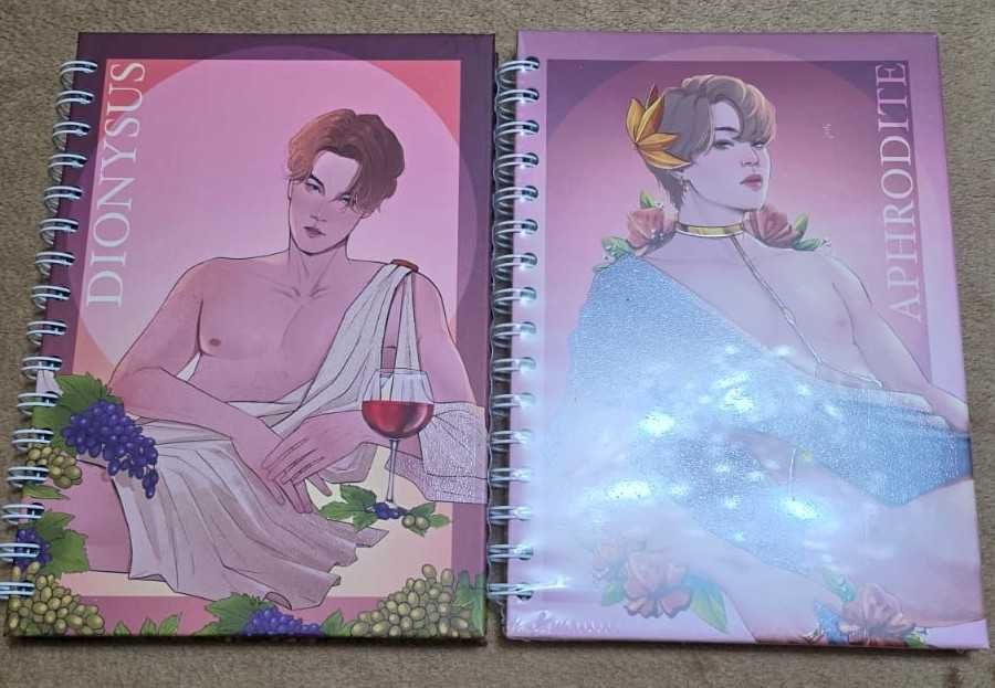 Книга блокнот по BTS Греческие боги