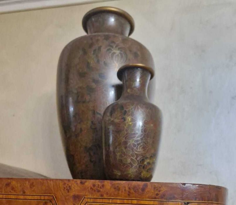 Set 2 vaze cloisonné