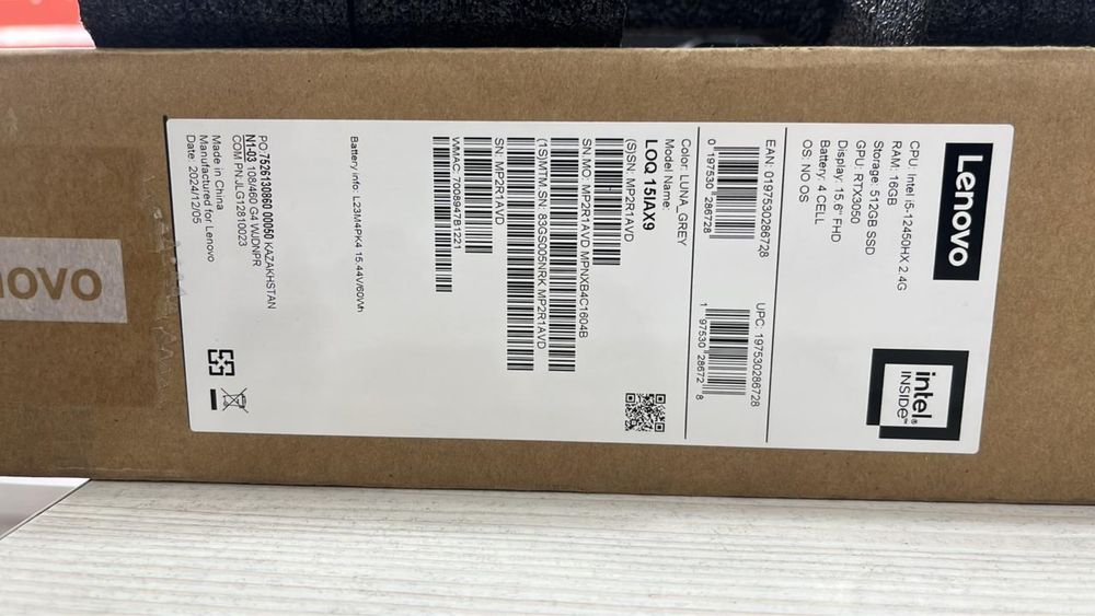 ноутбук Lenovo LOQ