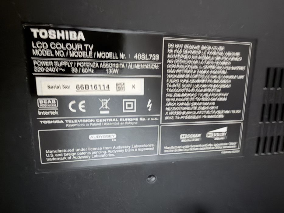 Toshiba REGZA 40SL733