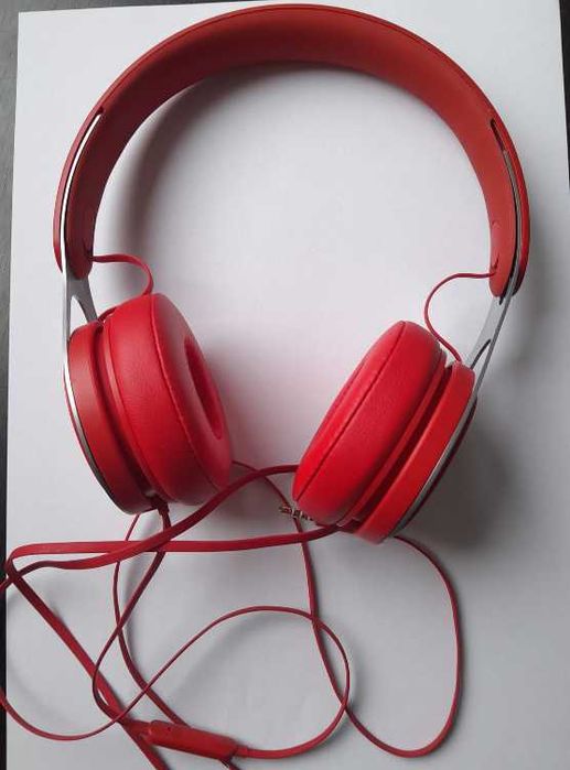 Casti Audio On Ear Beats EP by Dr. Dre cu Microfon de culoare rosie