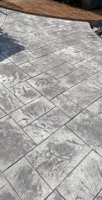 Pavaje curte,beton amprentat ,beton imprimat