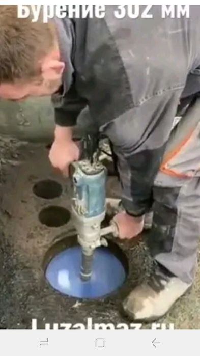 Услуга Алмазний бур Перфаратор да тешиш ва бузиш  ва бетон кесиш  иш
