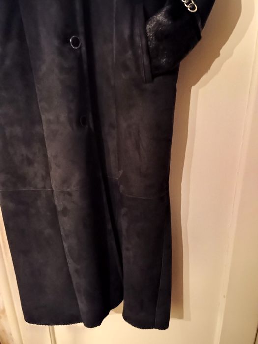 Дамски кожух от естествена кожа