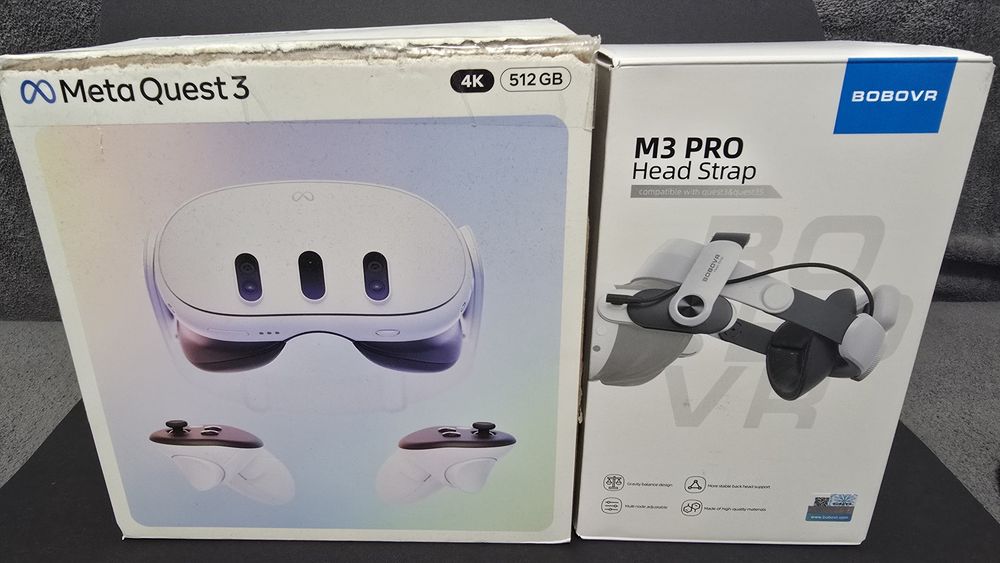 Casca Meta Quest 3 cu strap Bobovr m3 pro