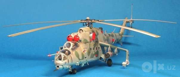 Сборная модель вертолета Ми-24Е (Звезда, 1/72)
