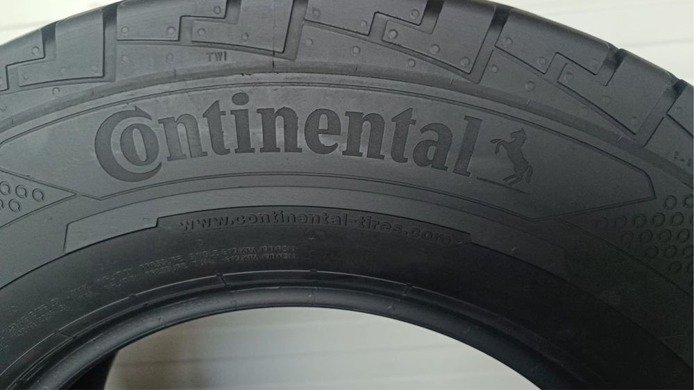 6бр гуми 225/75/R16c/continental contivancontact100/dot0421г/6.5мм