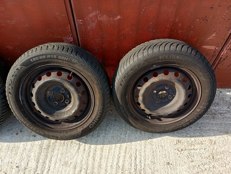 Set jante tabla cu Cauciucuri M+S Toyota Yaris 185/60R15