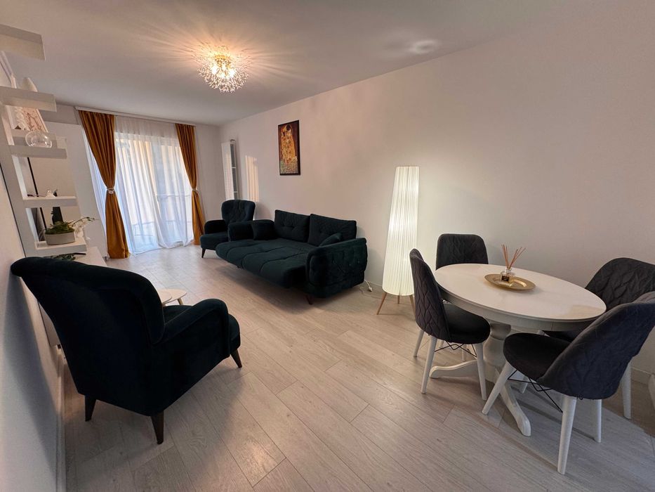 Chirie apartament 2 camere  bloc nou complet utilat etaj 1