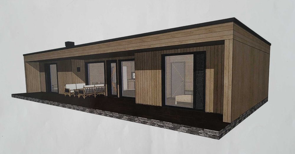 Экологичный дом из CLT-панелей!