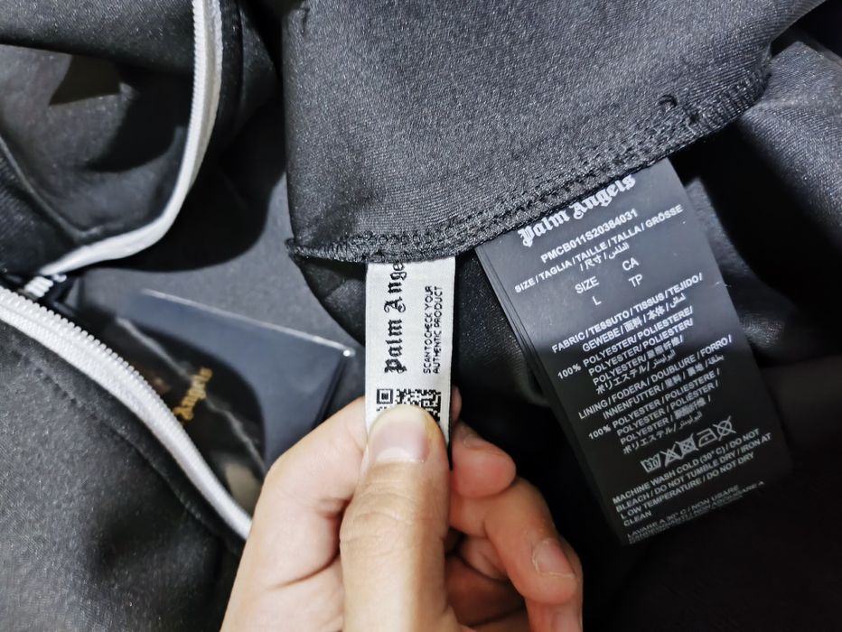 palm angels zip hoodie