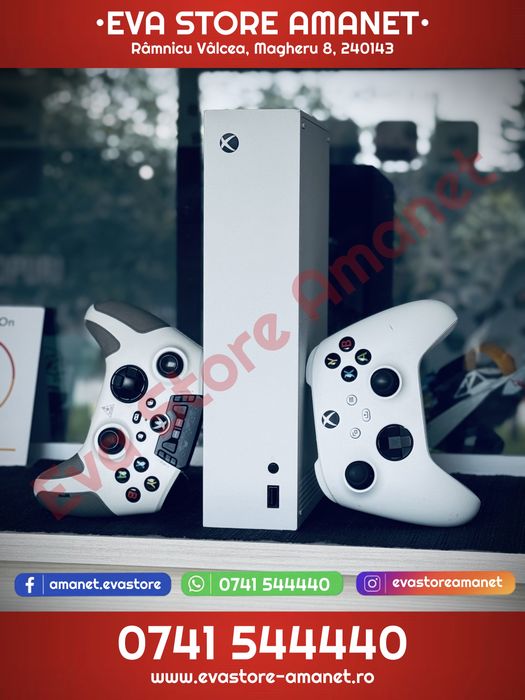 Consola Gaming Microsoft xBox Series S 512GB cu Controller Microsoft Robot White si Controller Turtle Beach RECON