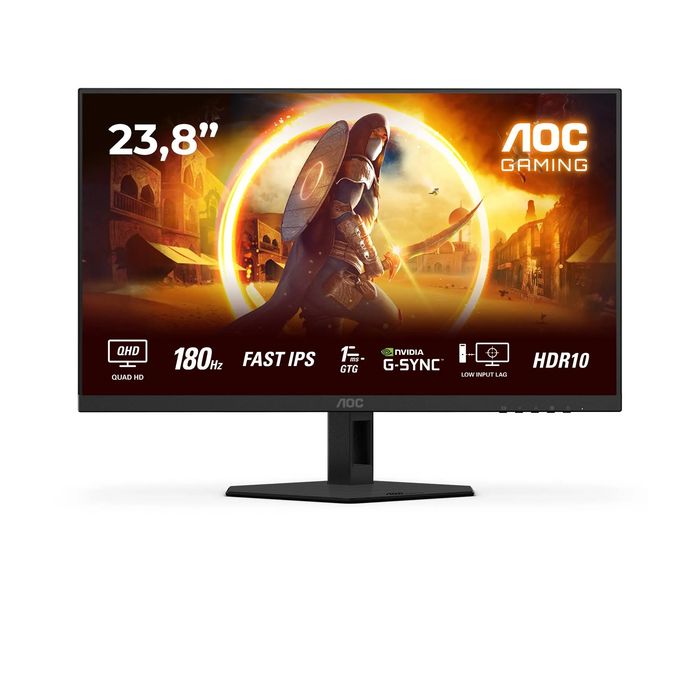 Monitor Gaming 1440p 180Hz 24'' IPS AOC Q24G4RE - Garantie & Culori Calibrate