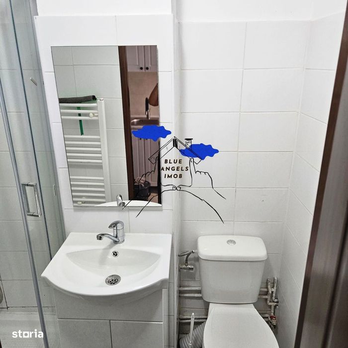 Apartament 1 camera de inchiriat - renovat, 30 mp, etaj 2 - Racadau