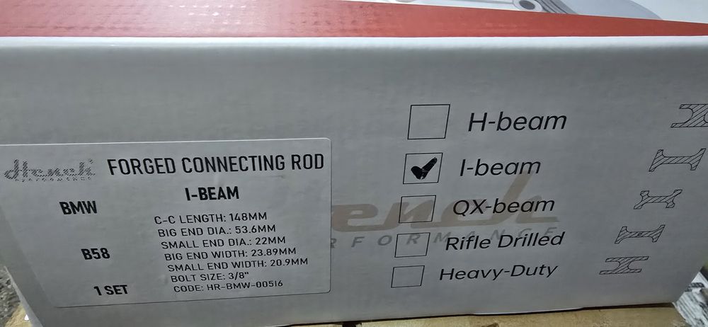 Ковани биели 1.8т 1.9тди 2.0 опел BMW-М50б25 и б28 135мм