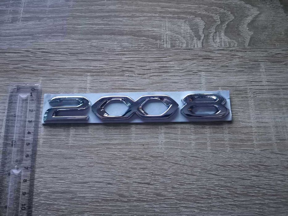 Емблема надпис лого Пежо Peugeot 2008 нов стил