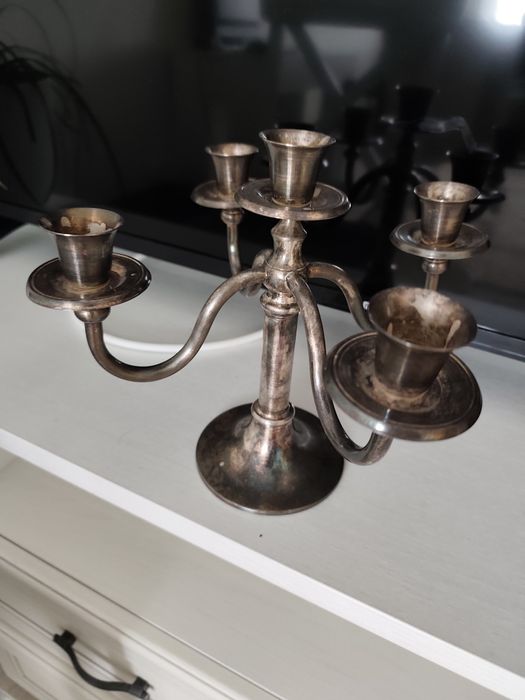 Подсвечник из серебра