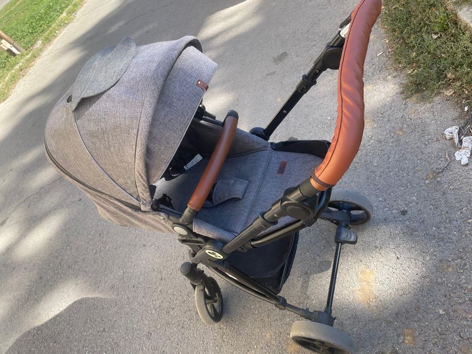 Бебешка количка Lorelli Crysta 3in1 Grey