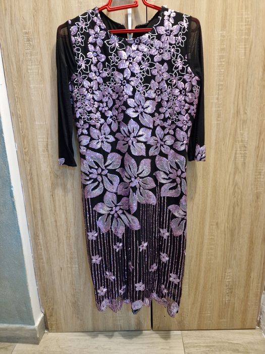 Rochie cu paiete mov