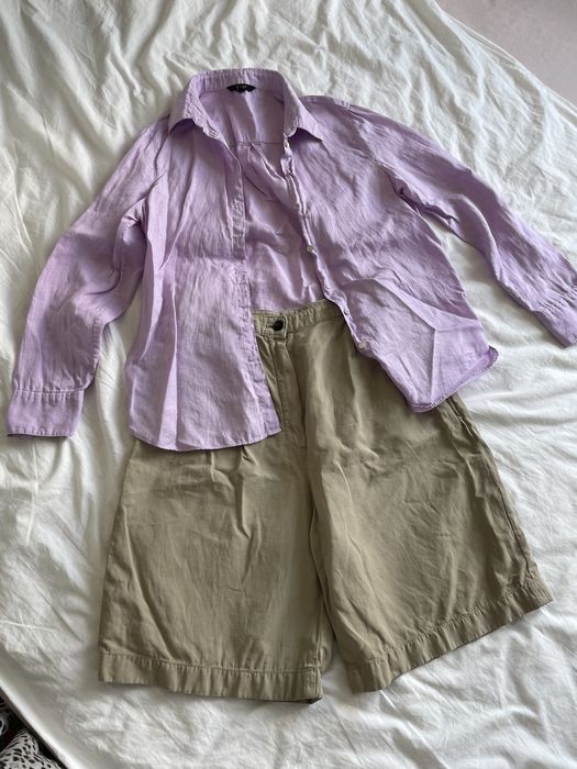 Рубашка льняная Massimo Dutti