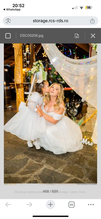 Rochie de mireasa stil printesa