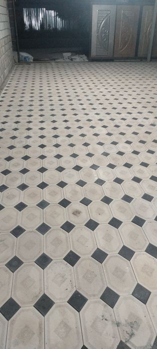 Укладка брусчатка бардюры