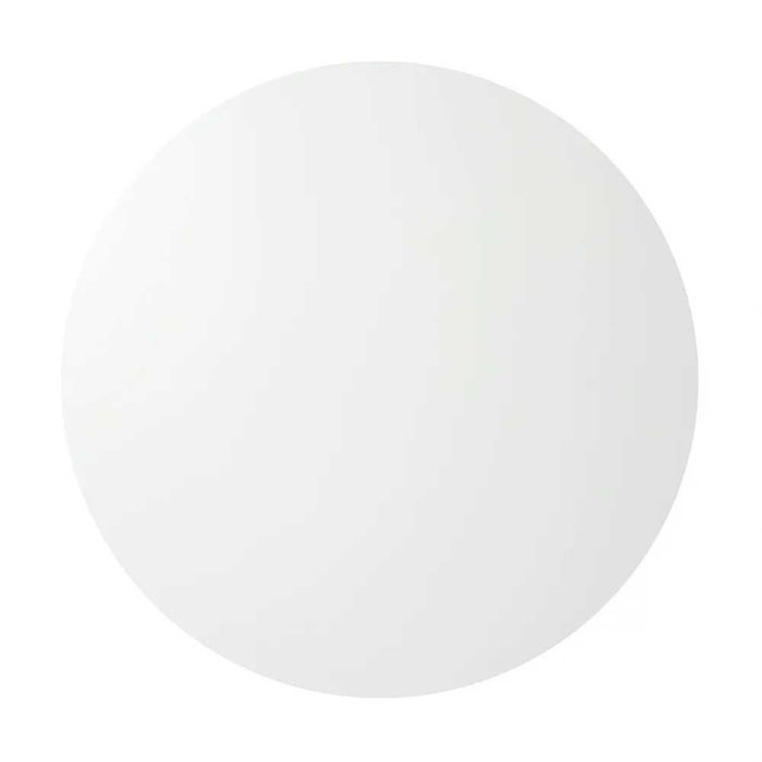 Стол обеденный белый, круглый, 80 см