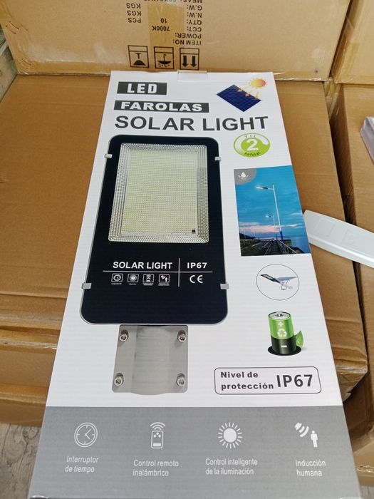 Projektor Stolba chiroq panel панел quyosh panel svet solar light