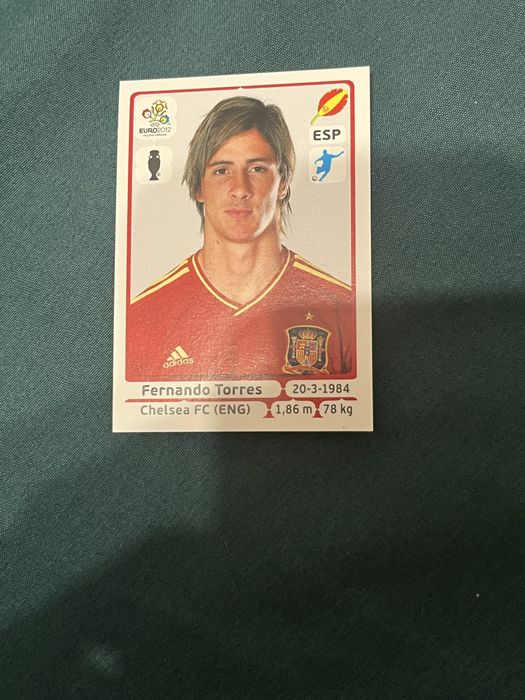 Stiker Fernando Torres panini Euro 2012