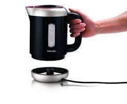 Fierbator cordless Philips HD4686/30, 2400 W, 1.5 l, Negru