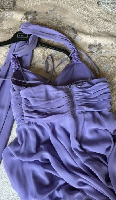 Вечернее сиреневое платье