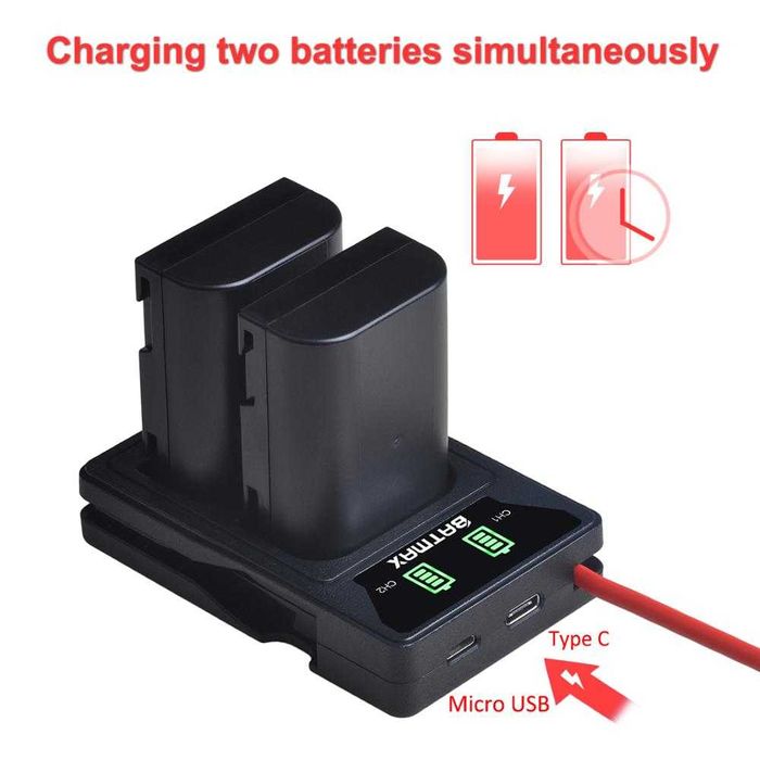 Зарядно за батерии D-LI90 за Pentax