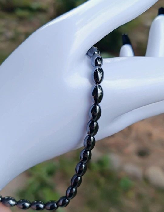 Rozariu (Tasbih) cu margele de hematit natural, copii