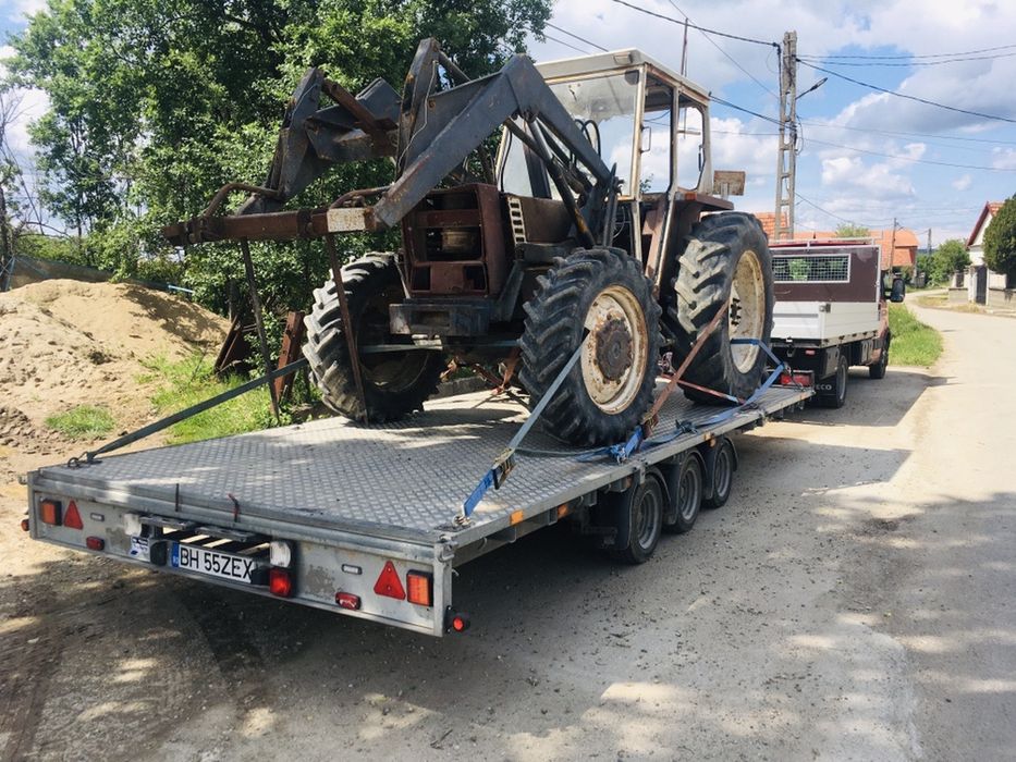 Transport tractoare, tractari auto, utilaje agricole, autoutilitare
