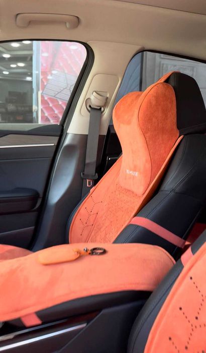 Premium оранжевый комплект для Kia K5 Чехлы накидки и полики TED HOUSE