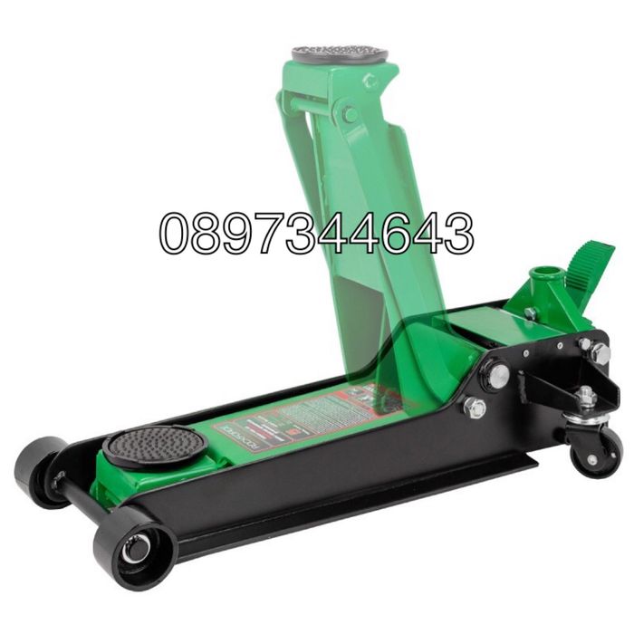 Крик хидравличен нископрофилен 5т с педал Rockforce 90-550mm