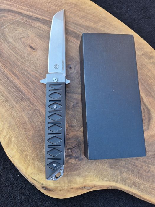 Сгъваем нож BRUTALICA BADYUK Tanto  Black Stonewash
