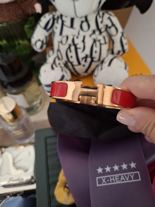 Гривна Hermes  .златист нюанс