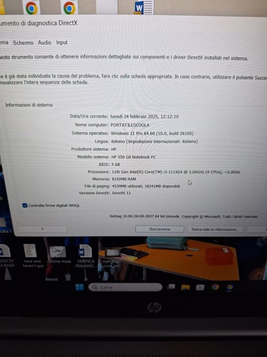Dezmembrez Hp 250 G8 Notebook