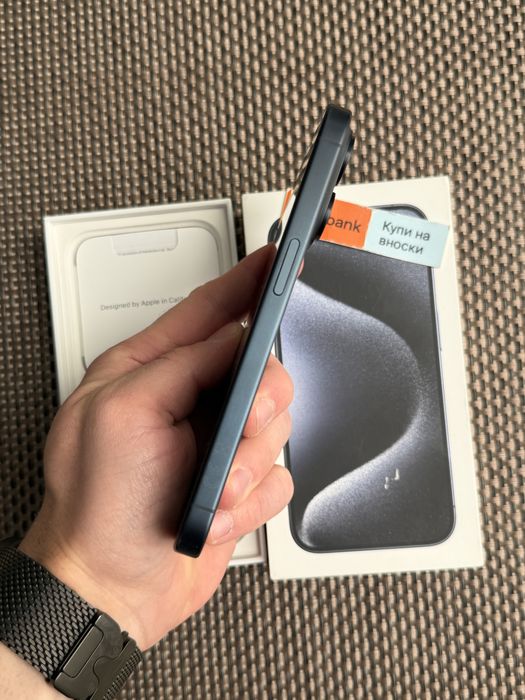 iPhone 15 Pro*ЛИЗИНГ 19€/м Blue tiranium  айфон 15 про 128